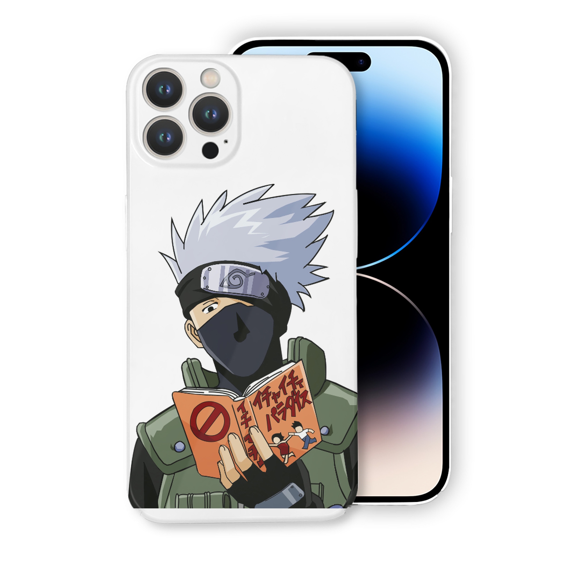 （画像用） NARUTO -ナルト- はたけ カカシ Hatake Kakashi 【iPhone 14シリーズ対応】ハードケース